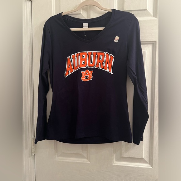 Size small U of A university of Auburn college football navy orange long sleeve - Picture 2 of 4